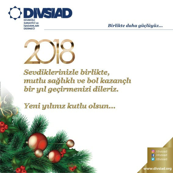 DİVSİAD Yılbaşı Mesajı