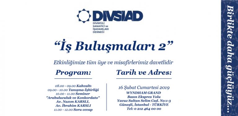 İş Buluşmaları 2 Program Duyurusu
